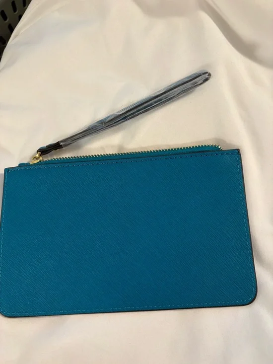 Kate Spade New York Slim Teal Fresh Air Wristlet-NWOT - Picture 2 of 5